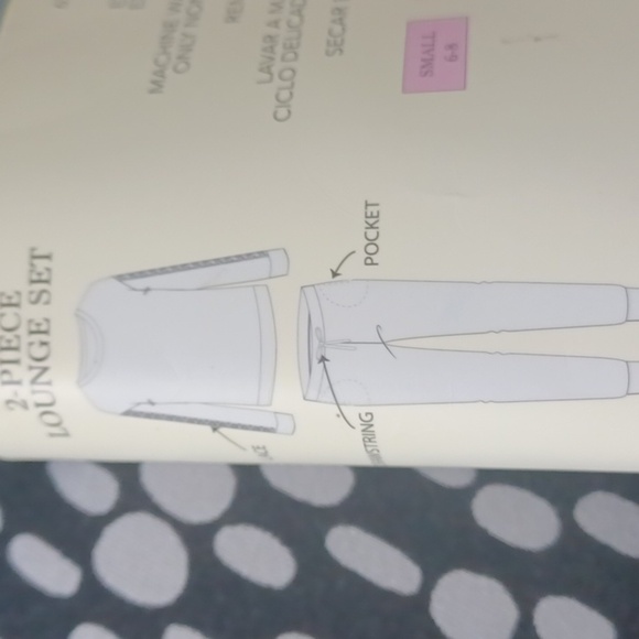 Flora Women's Lounge Brushed Knit Lace Detail PJ Set - Picture 5 of 7